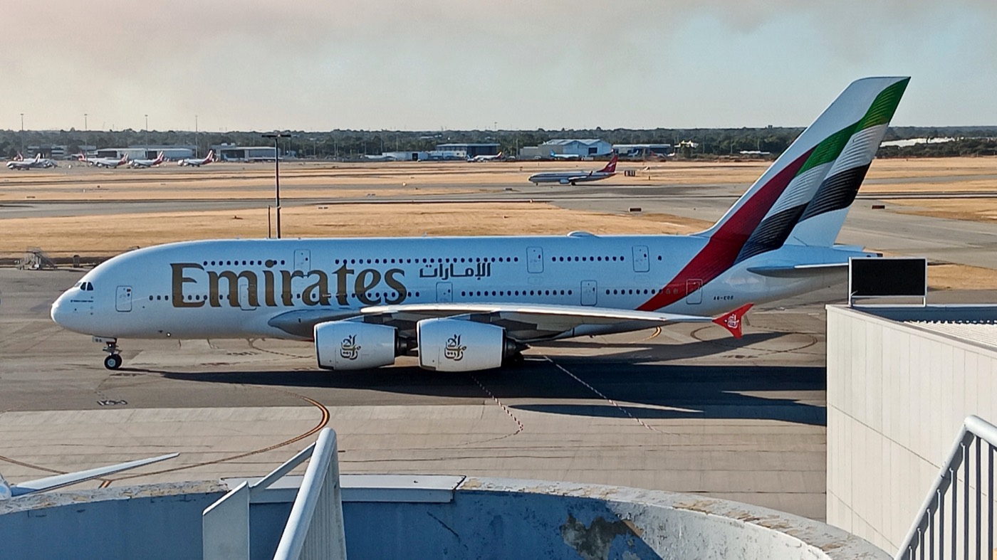 Photo of an Airbus A380